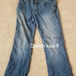 Women's Blue Straight Leg Jeans